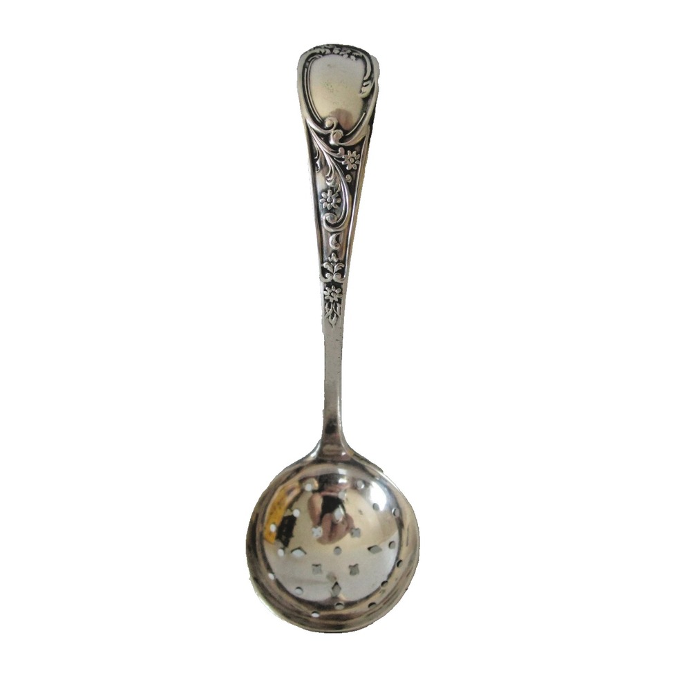 Antique William Briggs Silverplate WB & Co Sugar Sifter Spoon Rare Flatware